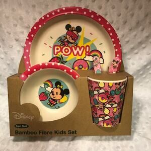 Minnie Mouse Kid's 5pc Dinnerware Set-NIP